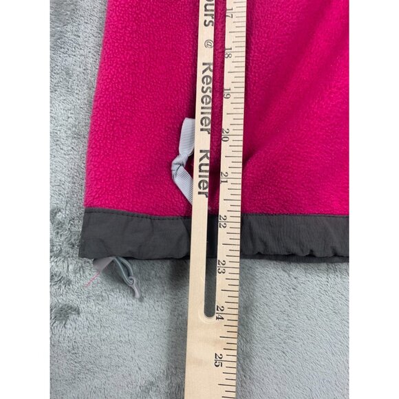 The North Face Jacket Women XS Pink Gray Denali Fleece Full Zip Outdoor Logo - Picture 5 of 11